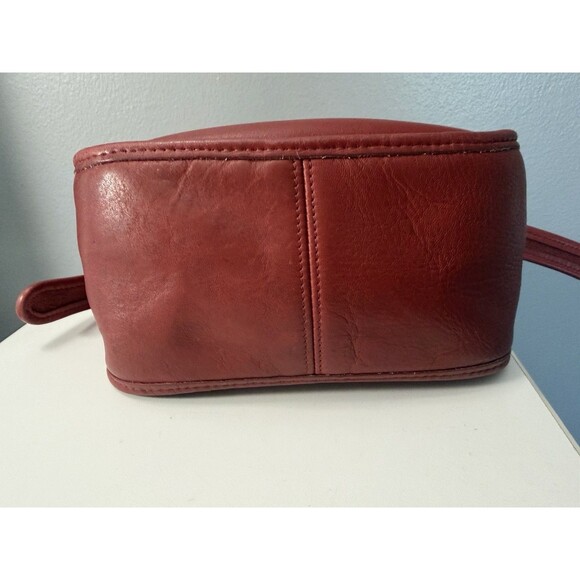Coach vintage Janice Legacy Soho Red Leather Bucket Duffle Shoulder Bag # 9950 - Picture 8 of 15